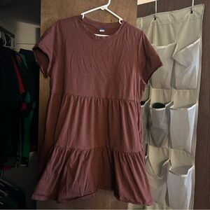 3/$10 Brown tshirt dress
